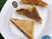 A picture of mayonnaise sardine bread