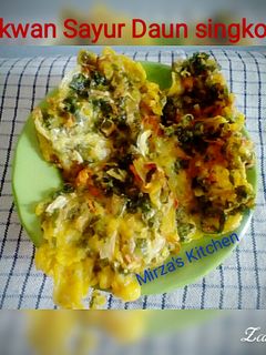 Foto resep Bakwan sayur Daun Singkong #menusehatanak