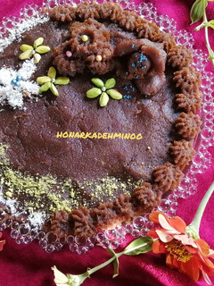 عکسی از دستور حلوای شیره خرما