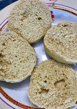 A picture of Oat bread microwaved easiest and healthiest recipe ever ! Very quick.