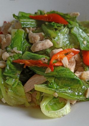 รูปของ แขนงผัดไก่นุ่ม