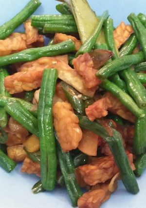 Foto resep 16. Tumis Tempe Kacang Panjang