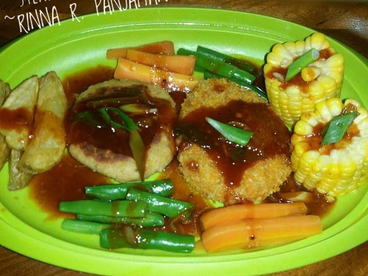 Resep Steak Tempe Isi Keju Anti Gagal