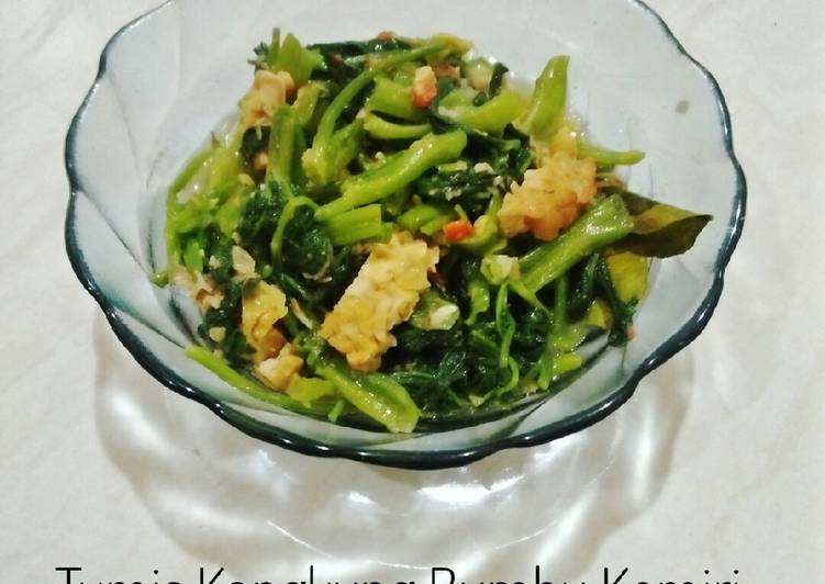 Tumis Kangkung Bumbu Kemiri