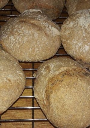 A picture of No knead easy Brown rolls.