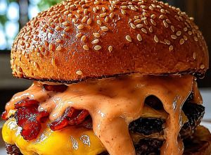 Zdjęcie przepisu Burger 🍔baconator.