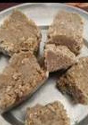 A picture of Aate ki burfi.