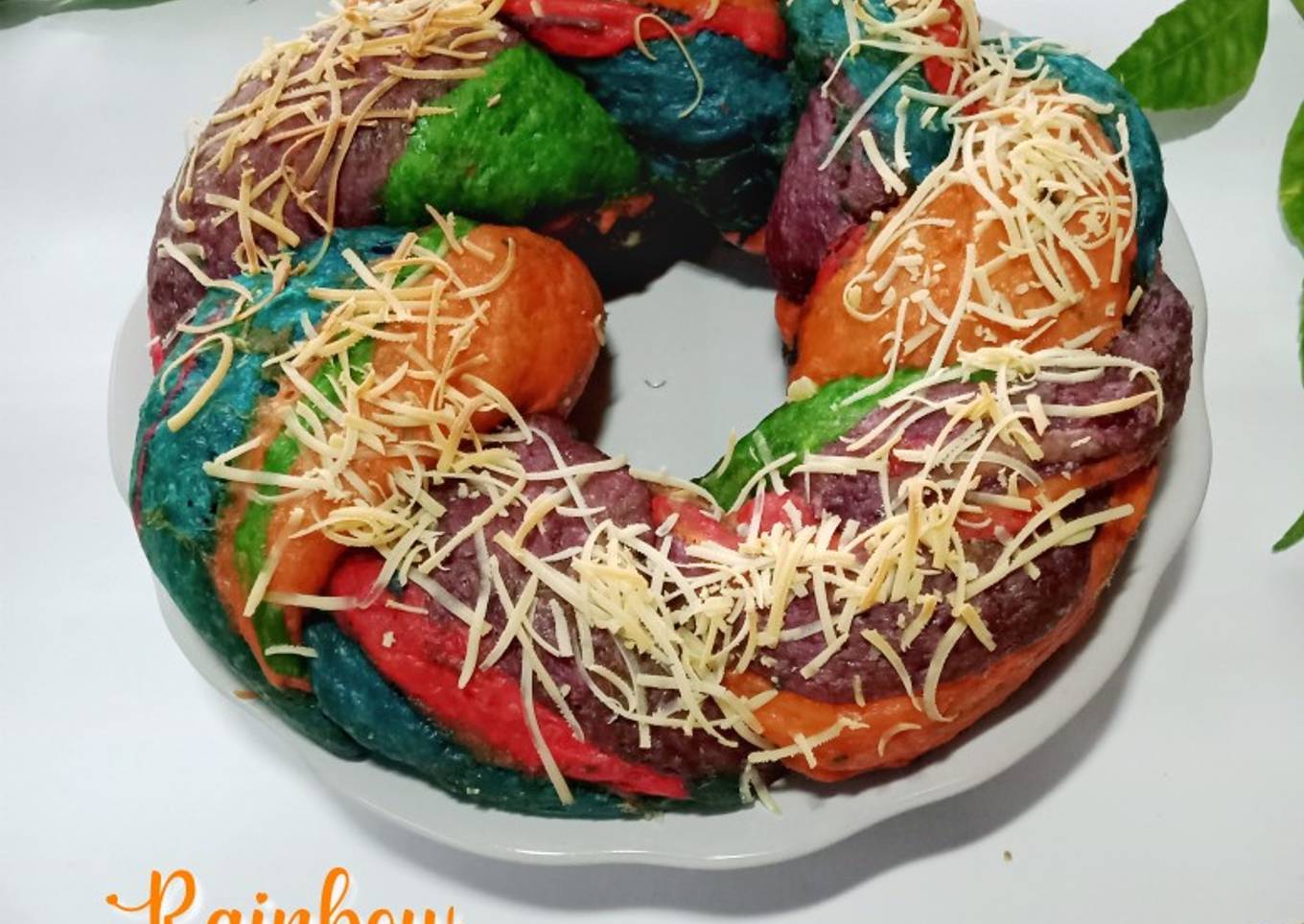 Rainbow Cassava Tape Babka