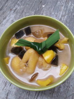 Foto resep Kolak pisang kepok, kolang kaling, cincau, dan nangka