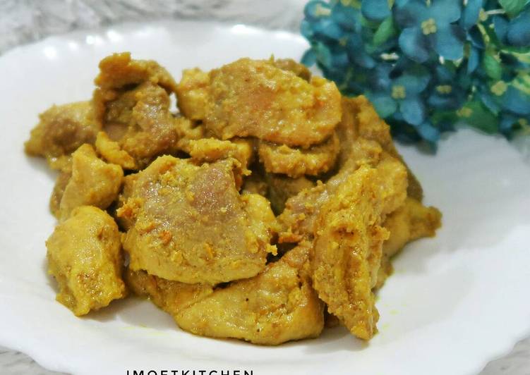 Resep Daging ungkep kunyit, Lezat Sekali