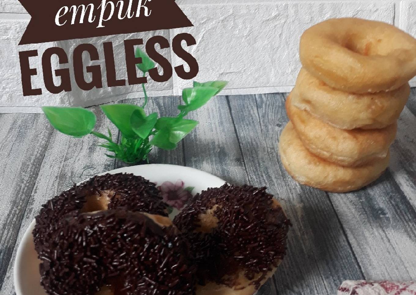 Donat Empuk Eggless