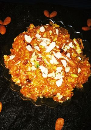 A picture of Carrot Halwa/Gajar ka Halwa.