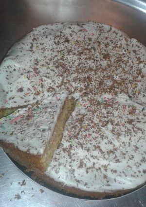 صورة لوصفة كيكه باللبن الرايب