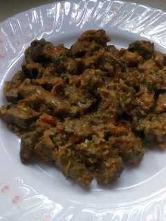 A picture of Tawa kaleji #mashujaarecipe.