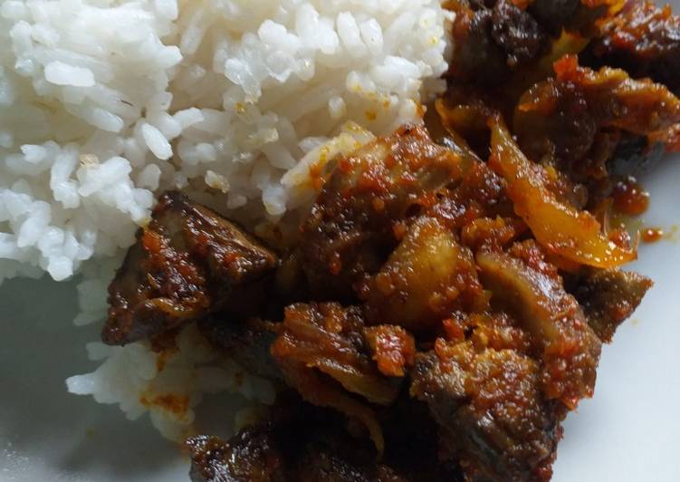 Sambel goreng merah ati ampela