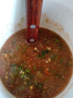 Una foto de Salsa asada