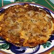 Tarte renversée pommes et pistaches (pâte brisée à la crème)
