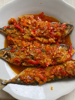Foto resep Ikan kembung dicabein
