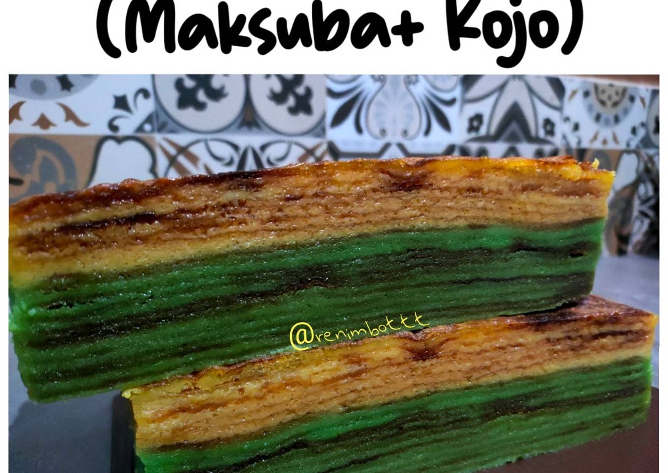 Lapis Makojo (Maksuba + Kojo) | Kue Lebaran LARIS MANIS 😆🥰🤤