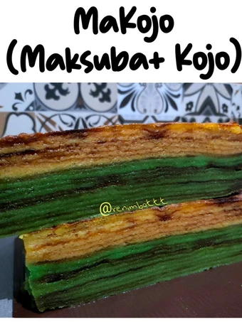 Langkah Mudah untuk Membikin Resep Lapis Makojo (Maksuba + Kojo) | Kue Lebaran LARIS MANIS 😆🥰🤤 yang Uenak Anti Ribet, Mantap Sekali