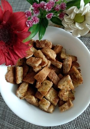 Una foto de Picatostes o Crutones de pan
