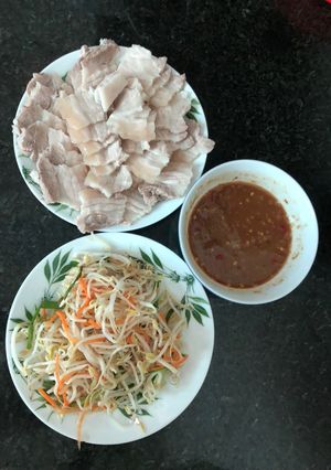 Hình của món Thịt luộc.