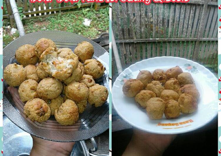 Bola-Bola Tahu Isi Udang & Sosis 🍤 AKA Perkedel