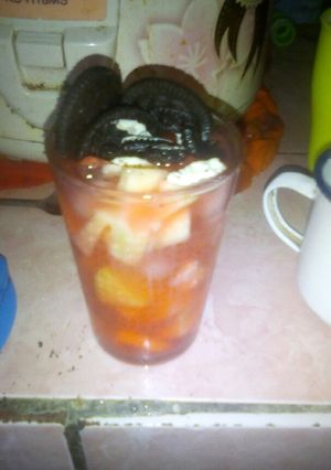 Foto resep Es mangga apel oreo 😍😘