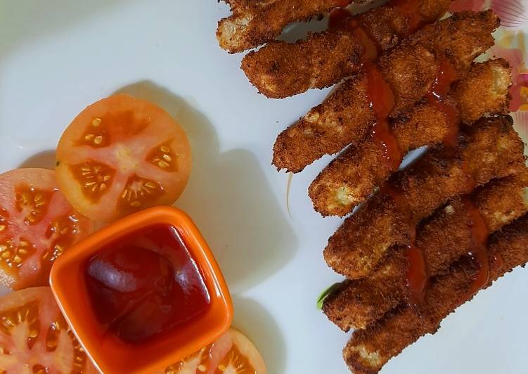 Step-by-Step Guide to Make Spring Crunchy egg finger
