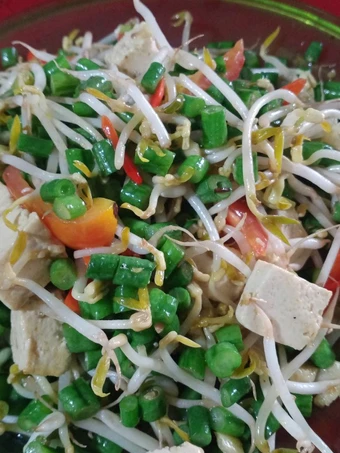 Cara Mudah Membikin Resep Tumis kacang panjang tahu putih yang Sempurna Anti Ribet, Mantap