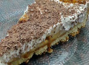 Una foto de 🍌 Tarta Banana Split 🍫