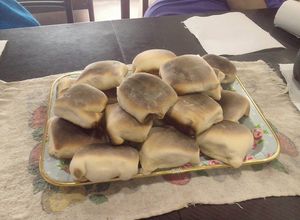 Una foto de Pirokk receta de los alemanes del volga