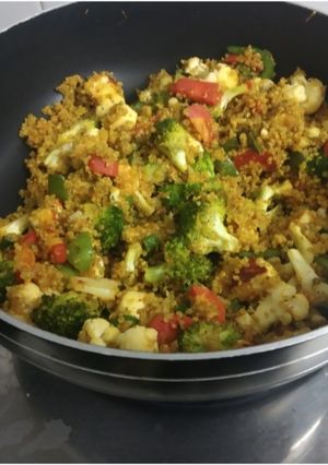 A picture of Quinoa Pulav.