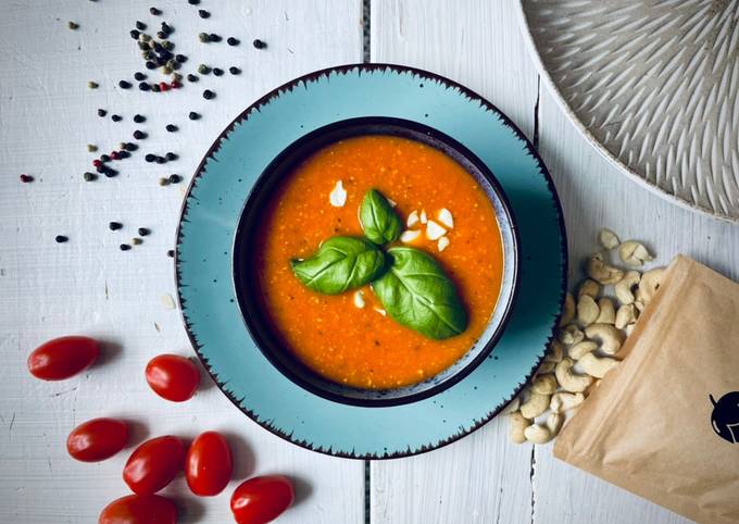 Step-by-Step Guide to Make Super Quick Homemade Tomato soup with cashew