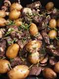 Air Fryer Garlic Butter Steak Bites