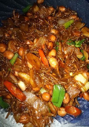 Foto resep Tumis teri medan kacang tanah