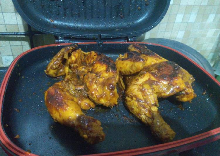 Cara Gampang Menyiapkan Ayam panggang happy call, Bisa Manjain Lidah