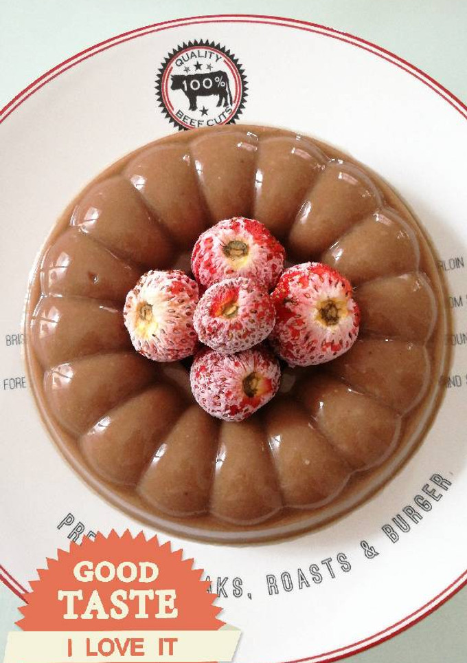 Foto resep Puding Pisang Susu Coklat
