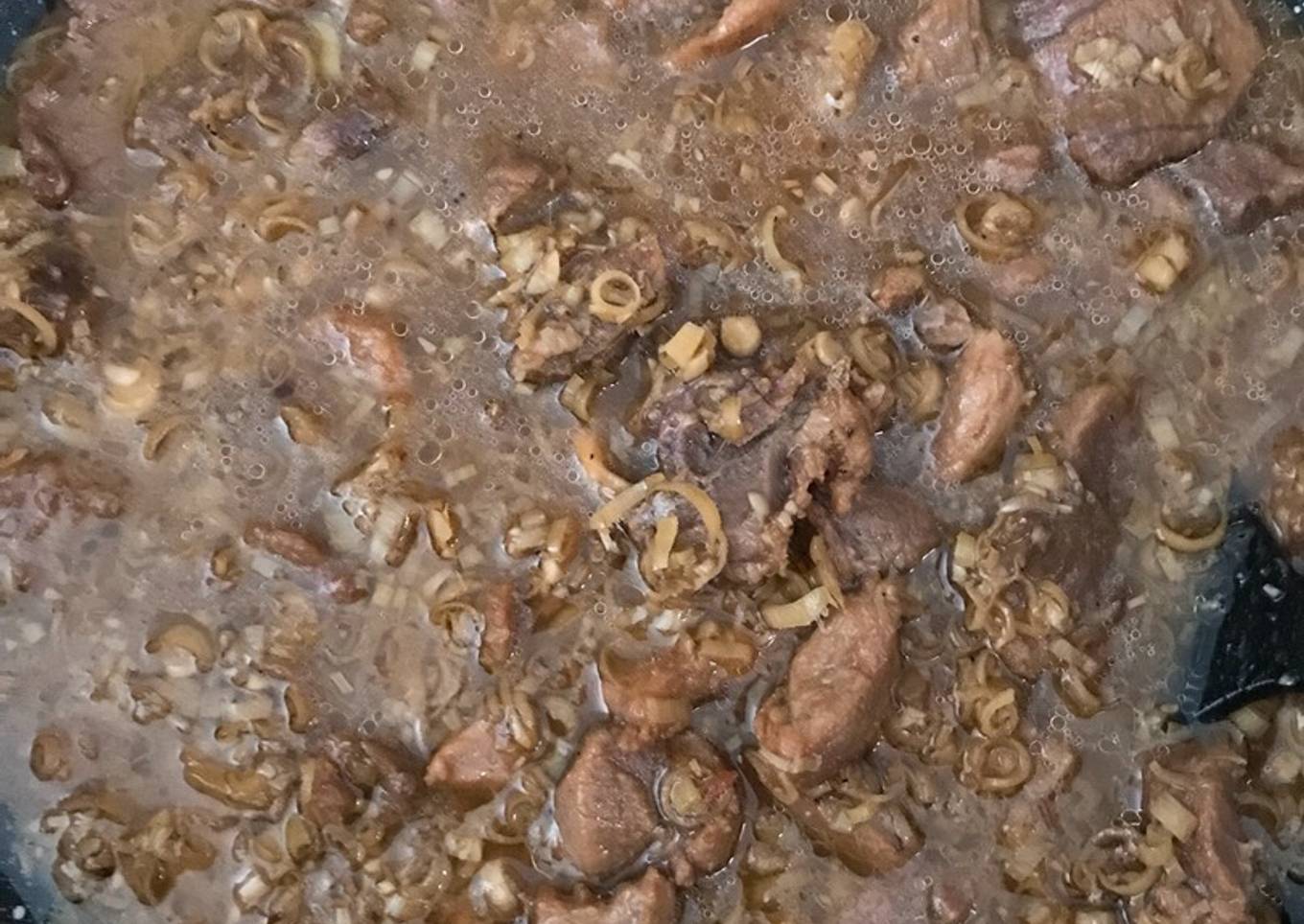 Daging Ba masak serai (non halal)