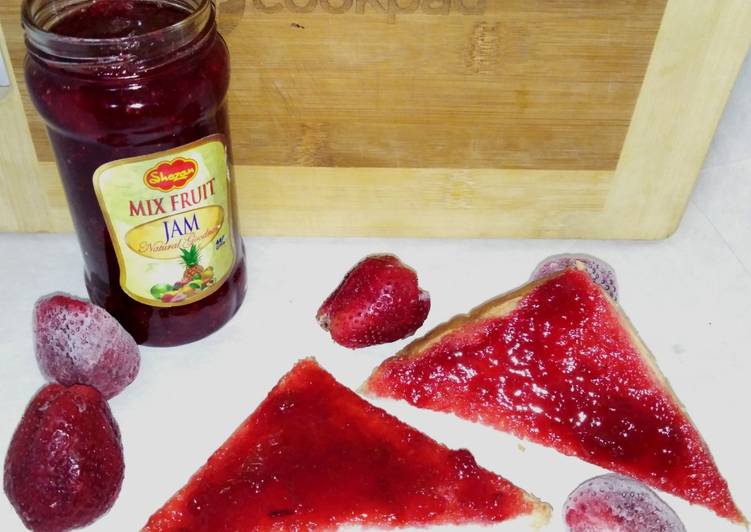 2 ingredients strawberry jam