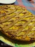 Crostata salata ai cereali con la verza e zucca