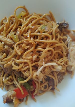 Φωτογραφία της συνταγής Noodles με Λαχανικά και Κοτόπουλο (η εύκολη συνταγή)