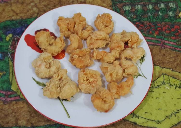 Udang Goreng Tepung (tanpa telur)