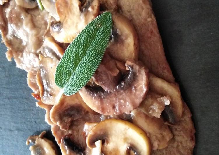 Scaloppine ai funghi