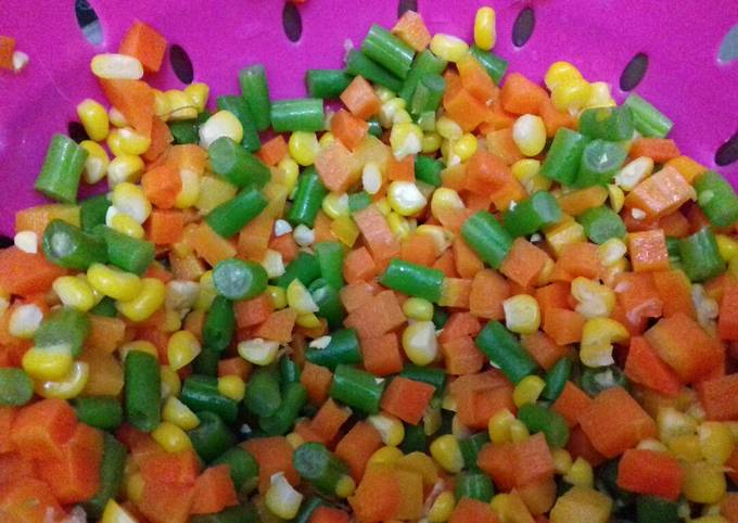Langkah Mudah untuk Membuat Vegetable mix frozen food yang Sempurna