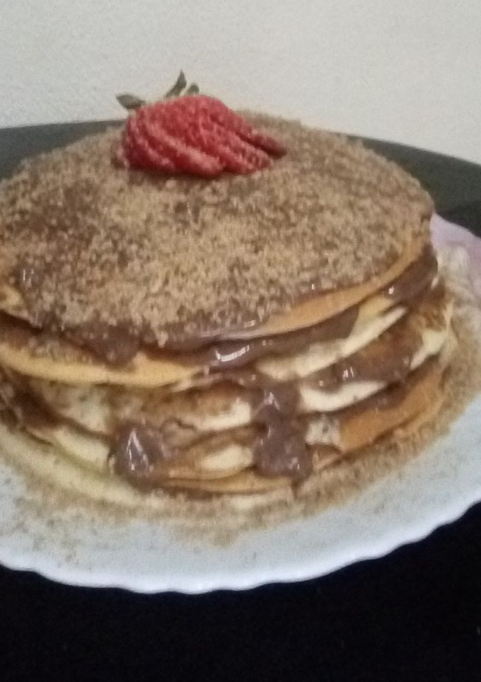 صورة لوصفة 😍 بان كيك 🌹🌹