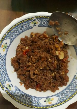 Foto resep Daging cincang pedas #tantanganakhirtahun #masakditahunbaru