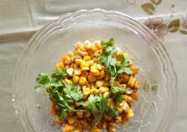 Steps to Make Perfect Chatpata Corn Chaat