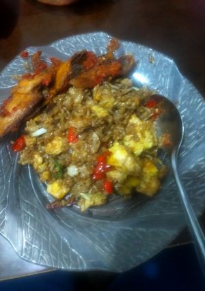 Foto resep Nasi goreng telur kecap inggris