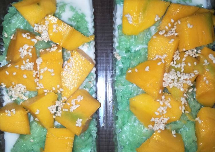 Cara Gampang Membuat Mango Green Sticky Rice Anti Gagal